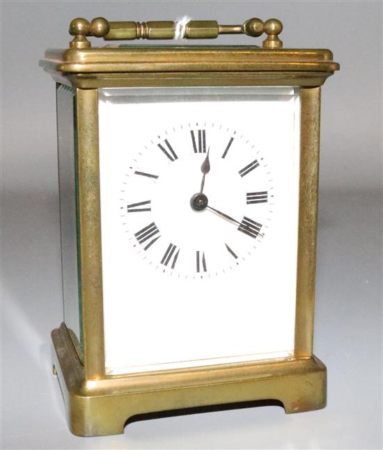 Cased carriage clock